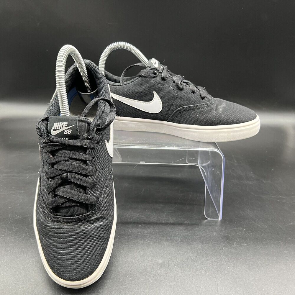Nike Womens Size 7 SB Check Solarsoft 921463-010 Black Casual Shoes Sneakers